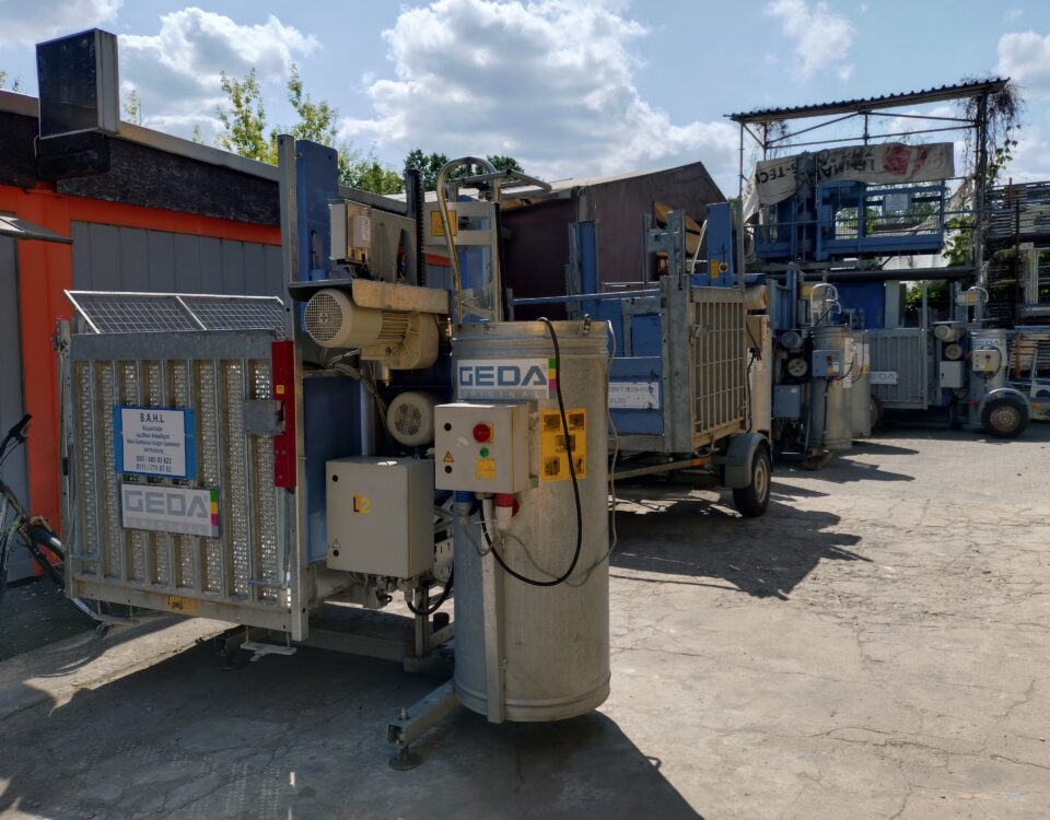 GEDA 500 Z/ZP Bauaufzug / Materialaufzug